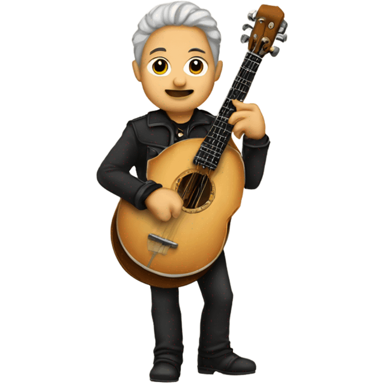 Vivaldi chibi standing banjo  emoji