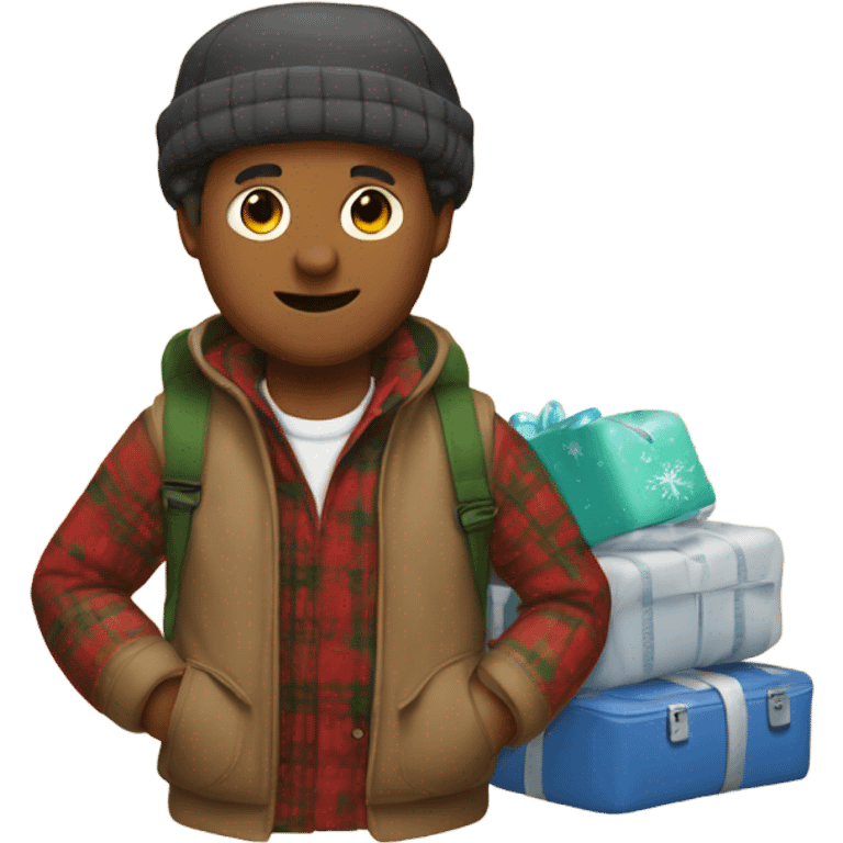 Christmas vacation packing  emoji