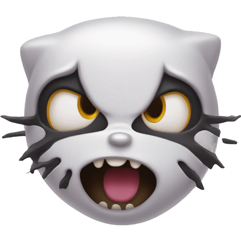 scary hello kitty  emoji