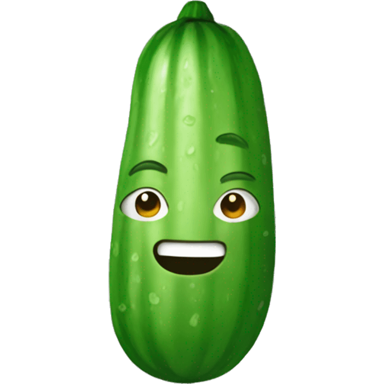 Cool as a cucumber emoji