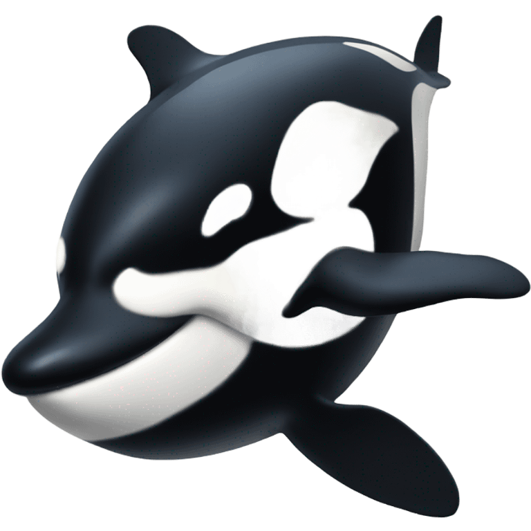 An orca emoji