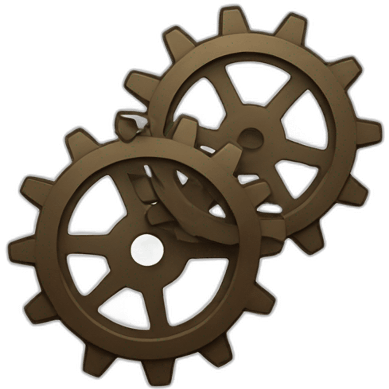 two gears emoji