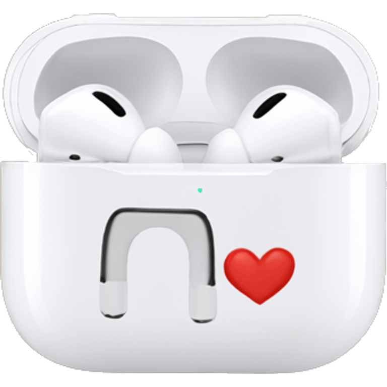 AirPods Pro in a cute case emoji