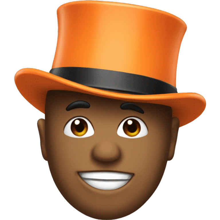 Ornge tophat emoji