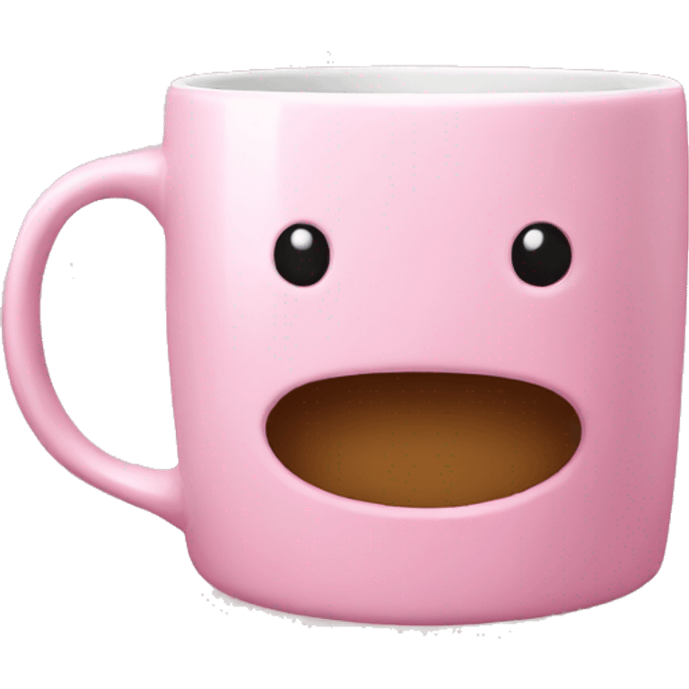 Light pink mug cup emoji