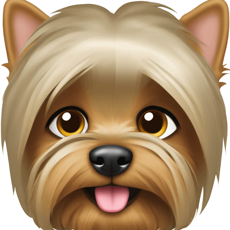 Yorkie dog emoji