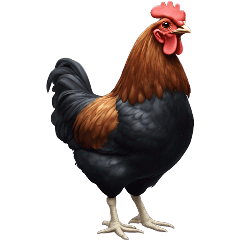 Australorp chicken emoji