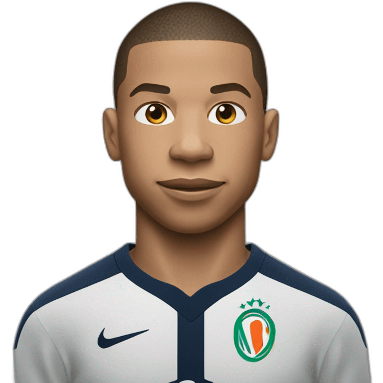 Mbappe qui fait un câlin a ronaldo emoji