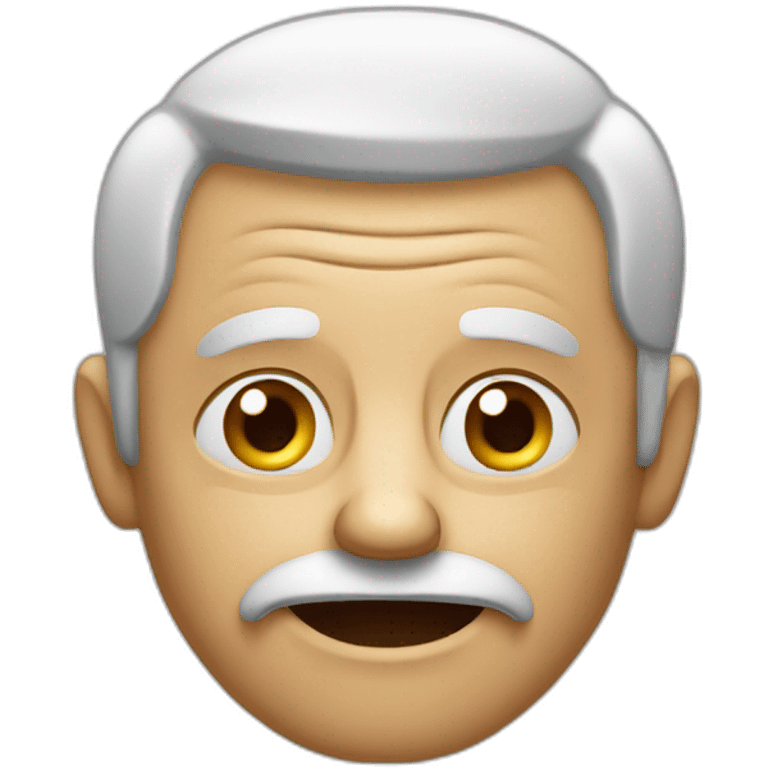 Happy sad old man emoji