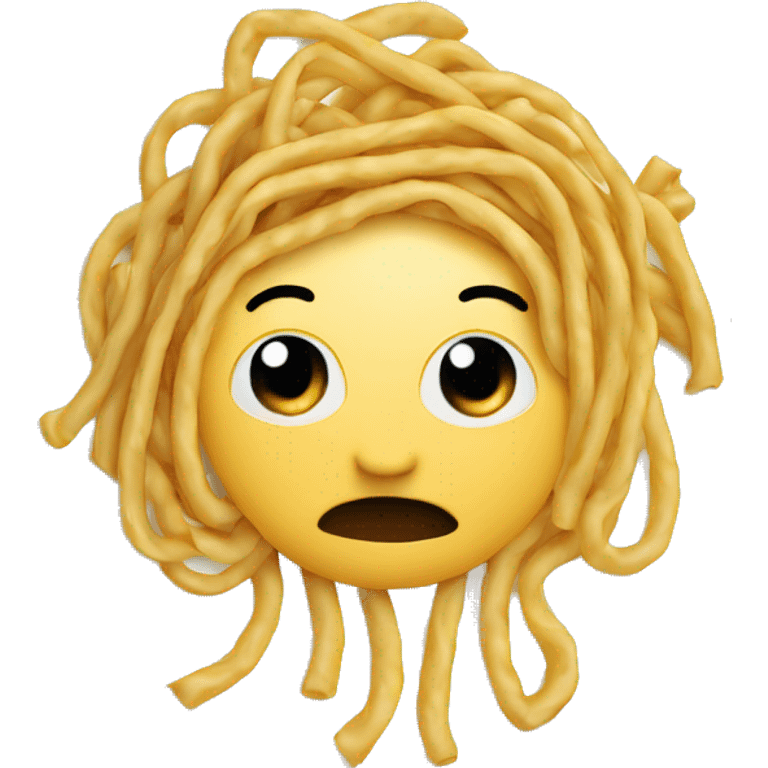 Chinese noodles on plate emoji