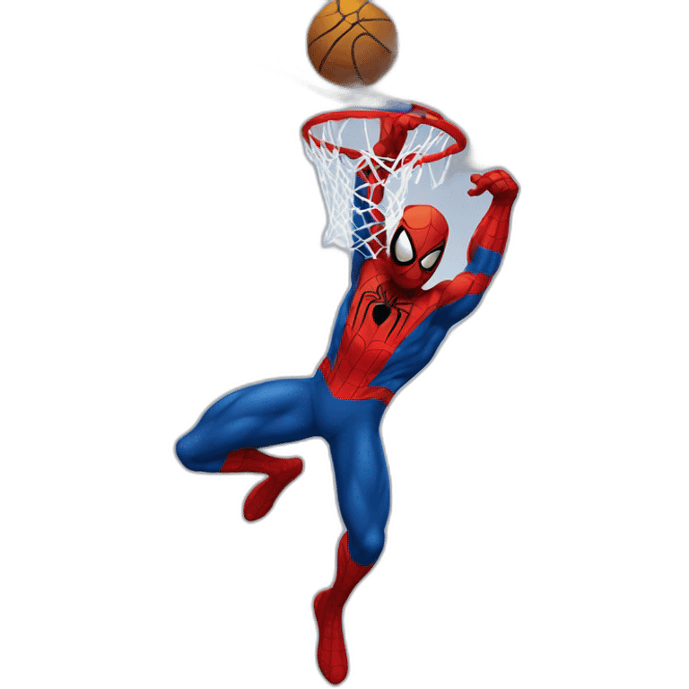 spiderman dunking emoji