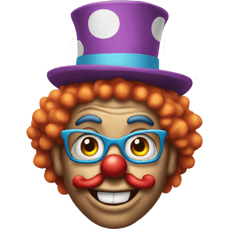 cool clown emoji