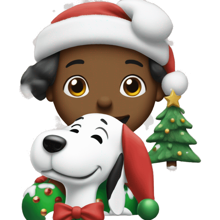 Snoopy Christmas  emoji