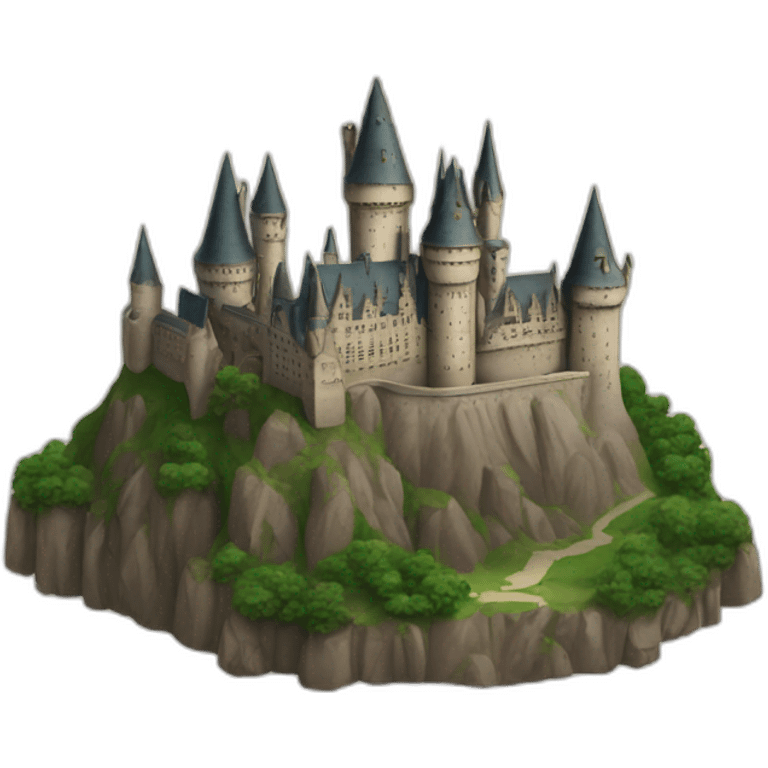 hogwarts castle emoji