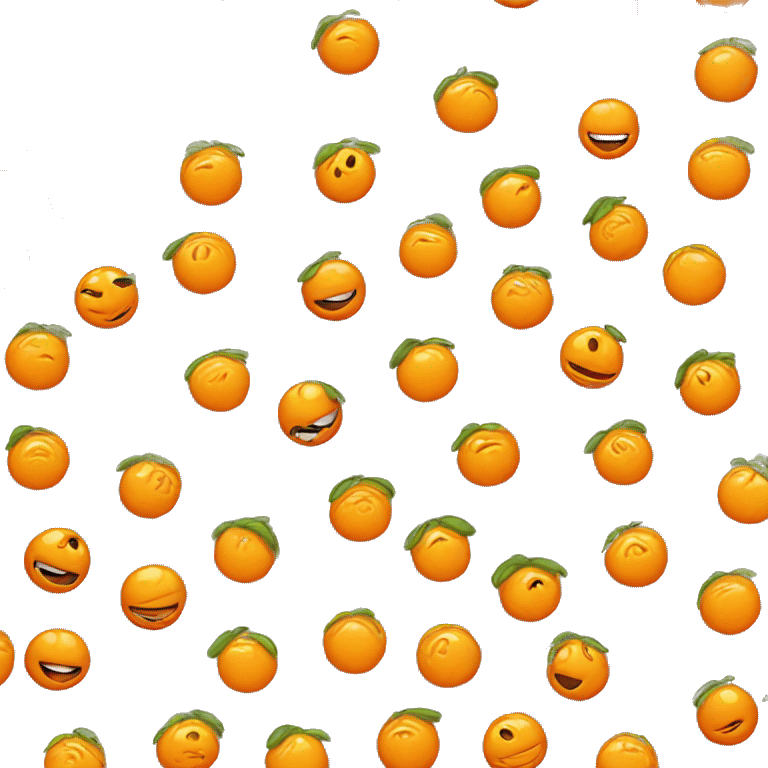 Orange With A Blaster emoji