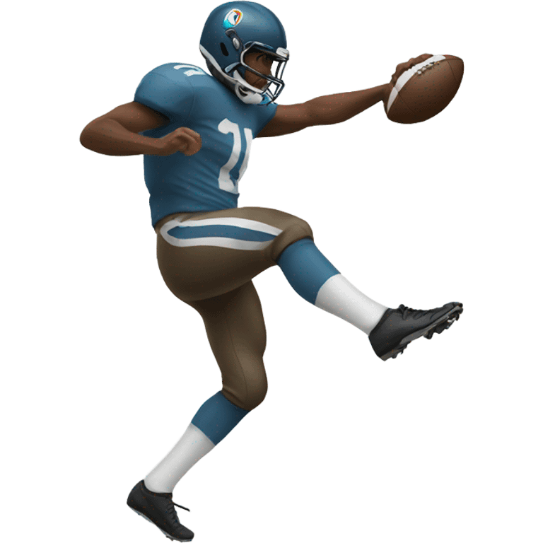 Man playing football emoji