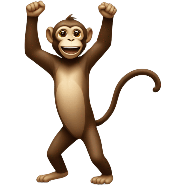 Monkey dancing emoji