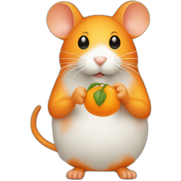 orange pc mouse emoji