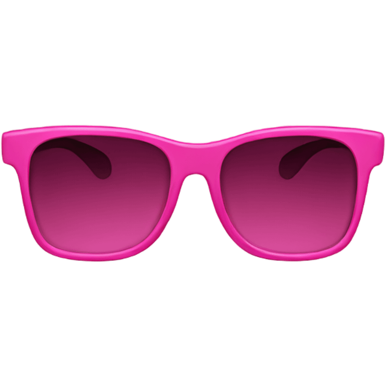 pink glasses emoji