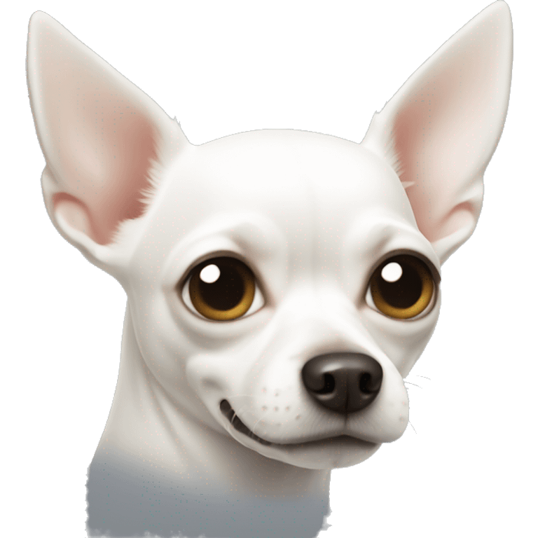 White Chihuahua  emoji