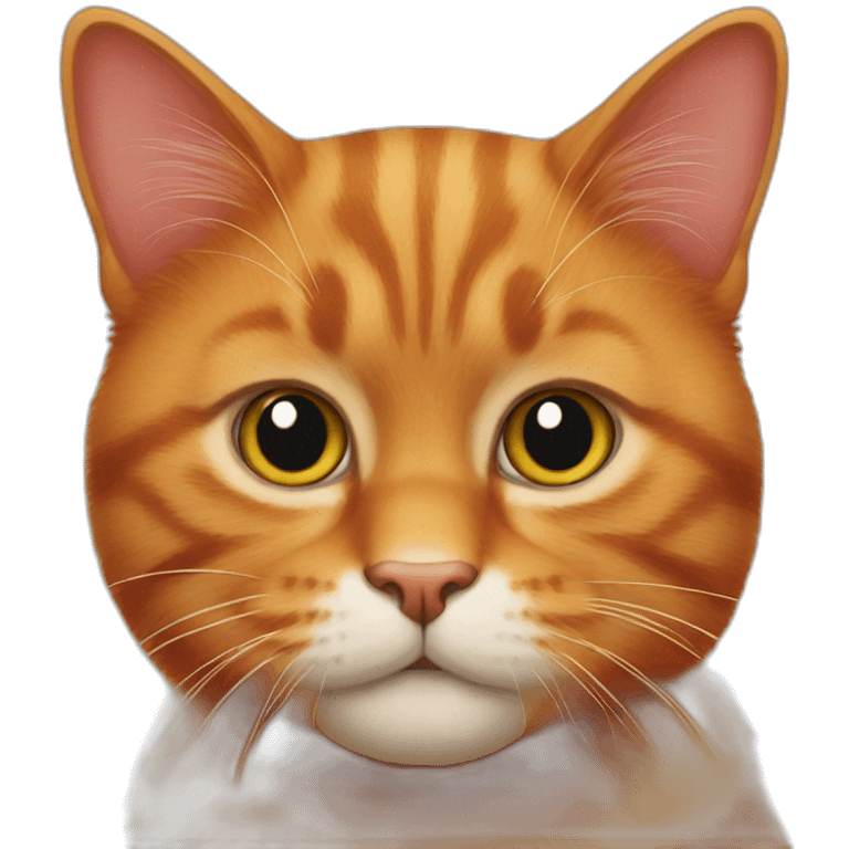 Scottish red cat emoji