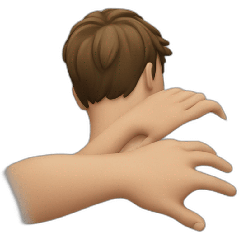 A hand on a person’s shoulder  emoji