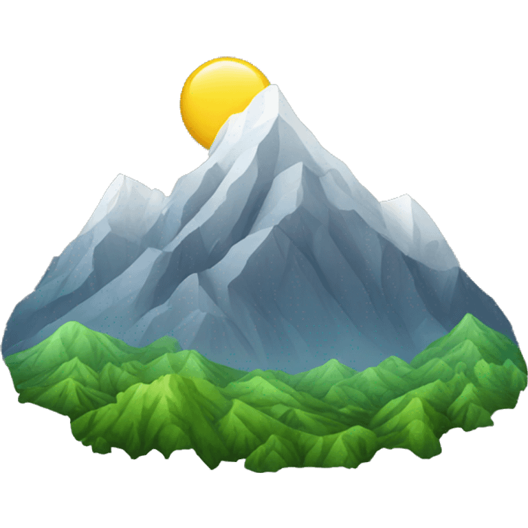 mountains emoji