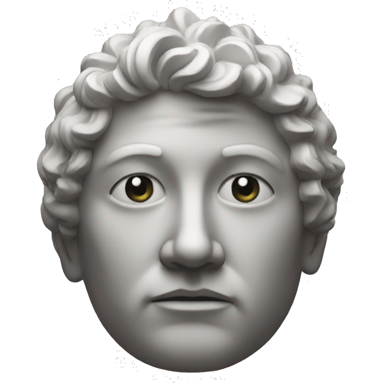 thinking statue emoji