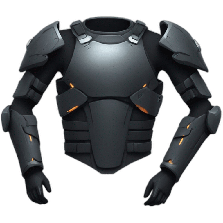 futuristic Anti-Matter dark breastplate arms emoji