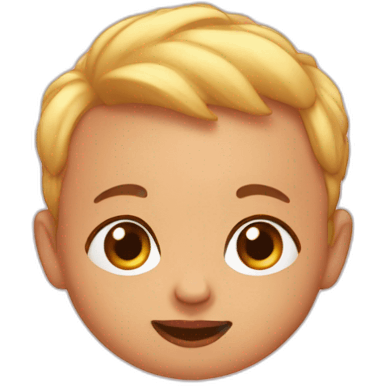 a baby emoji