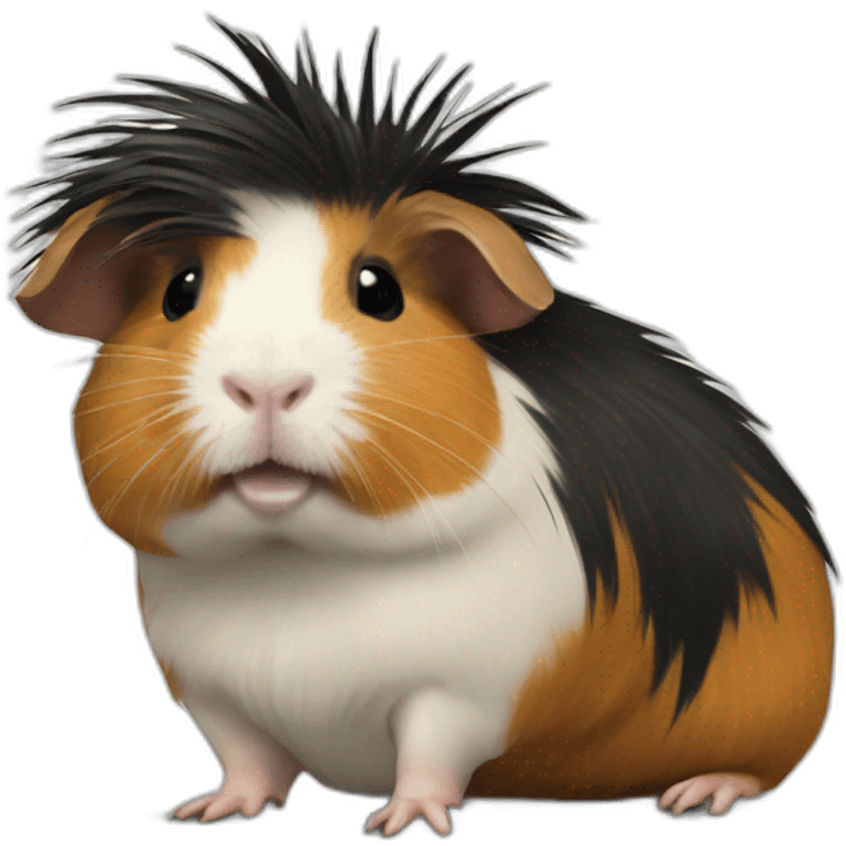 Guinea pig punk emoji