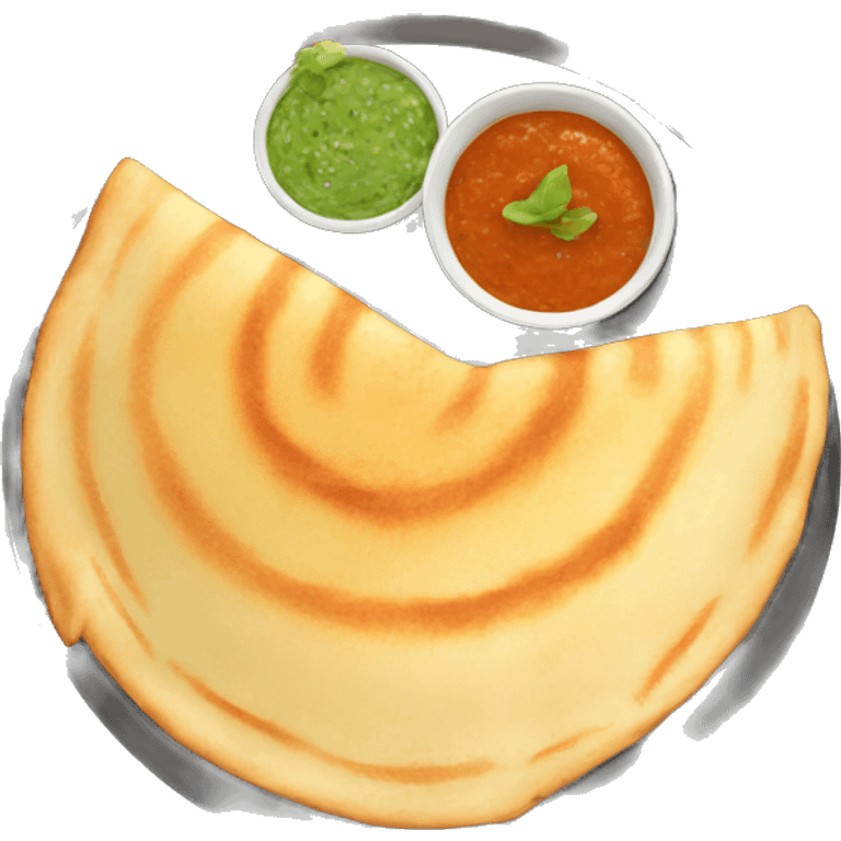 circular dosa emoji