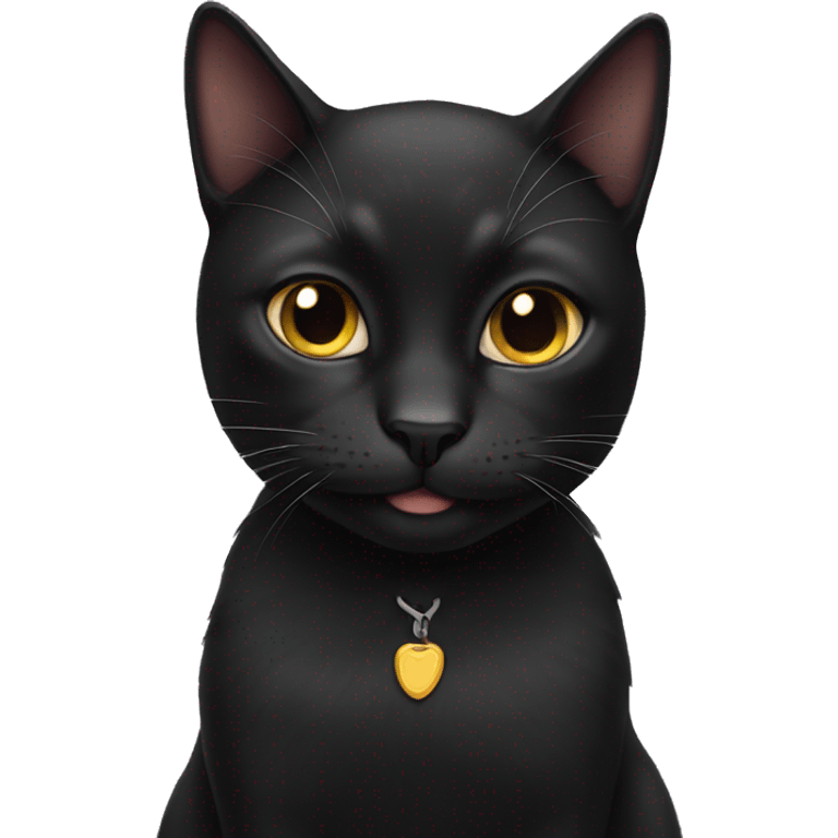 Black cat  emoji