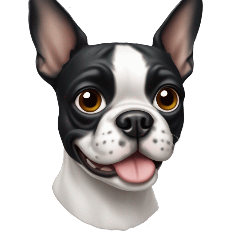 A Boston terrier dog  emoji