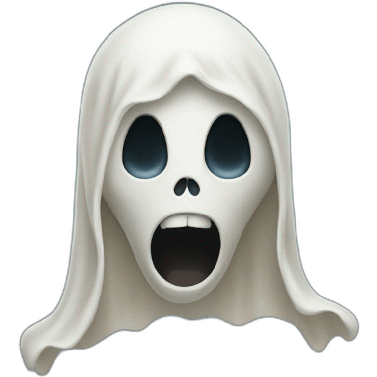 Scream ghost  emoji