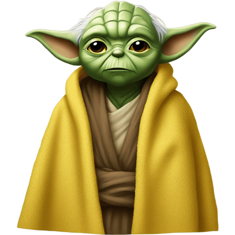 Yoda with terrible towel emoji