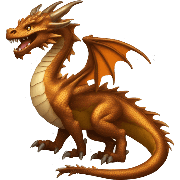 jolly bronze dragon emoji