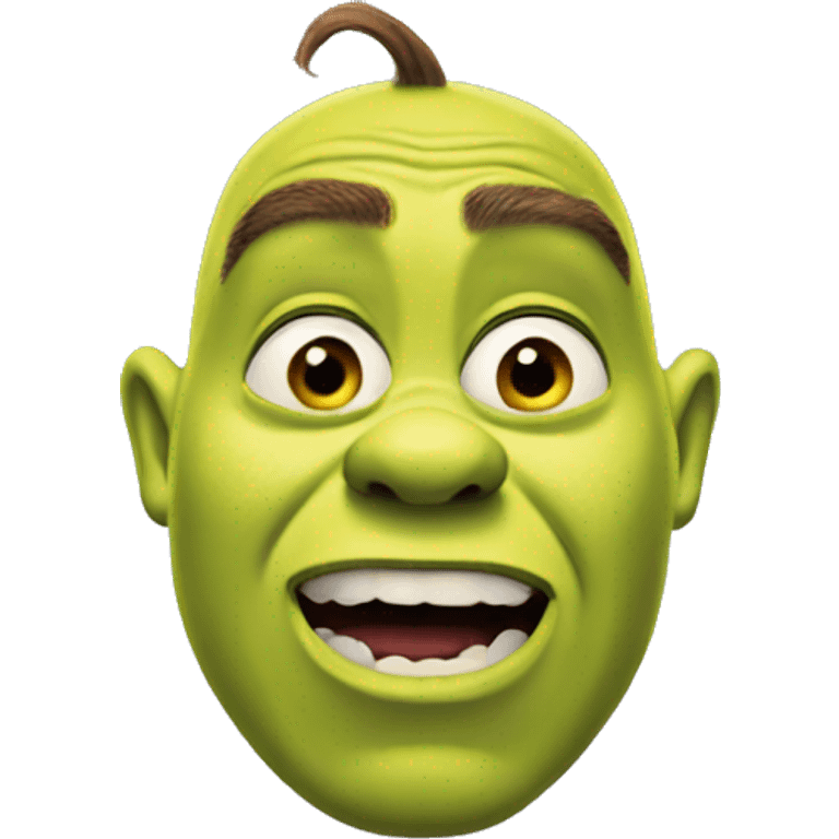 Surprised Shrek emoji