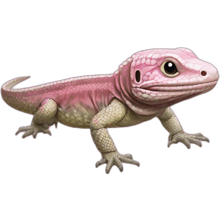 tegu lizard pink emoji