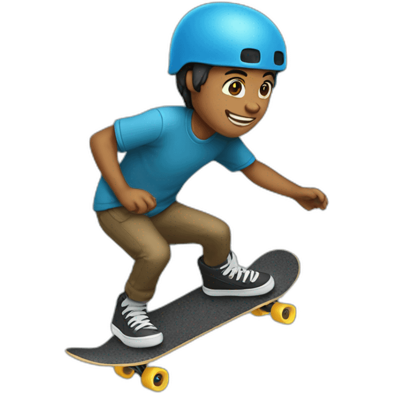 Skateboarder emoji