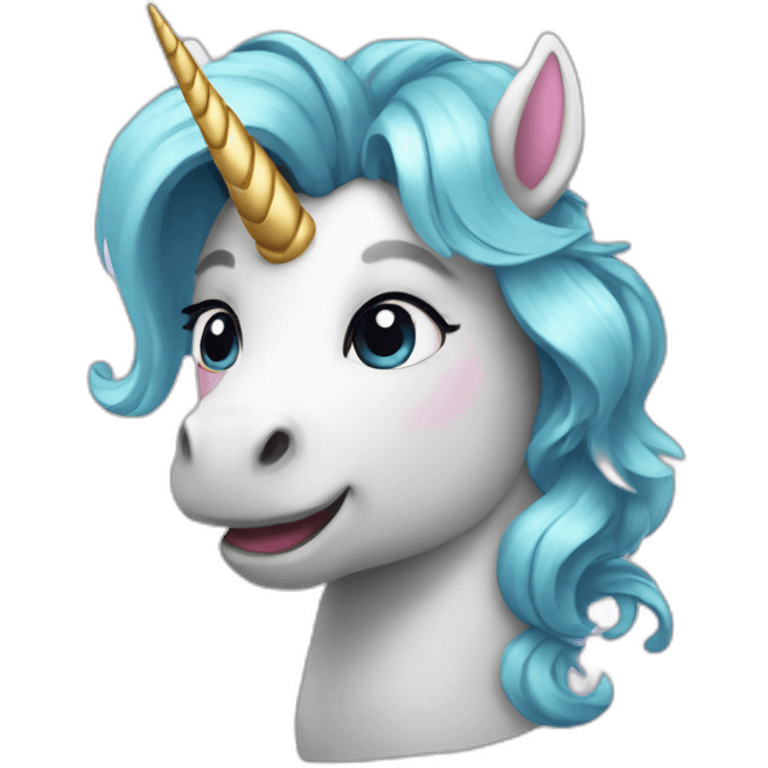 unicorn girl emoji