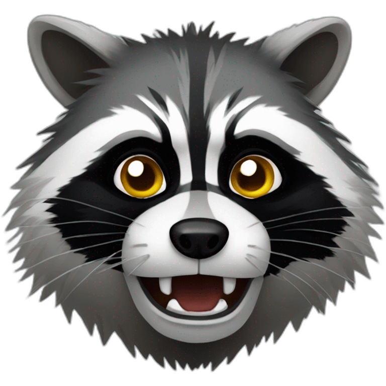 raccoon-angry emoji