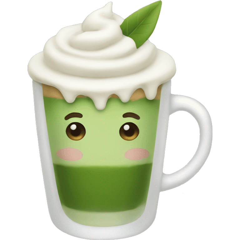 Matcha latte  emoji