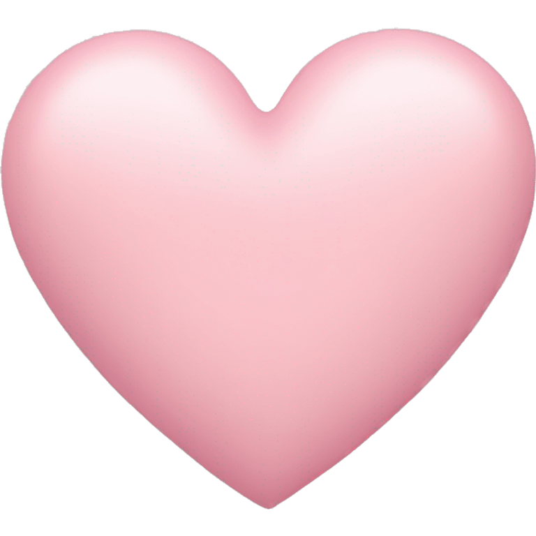 Pastel pink heart emoji