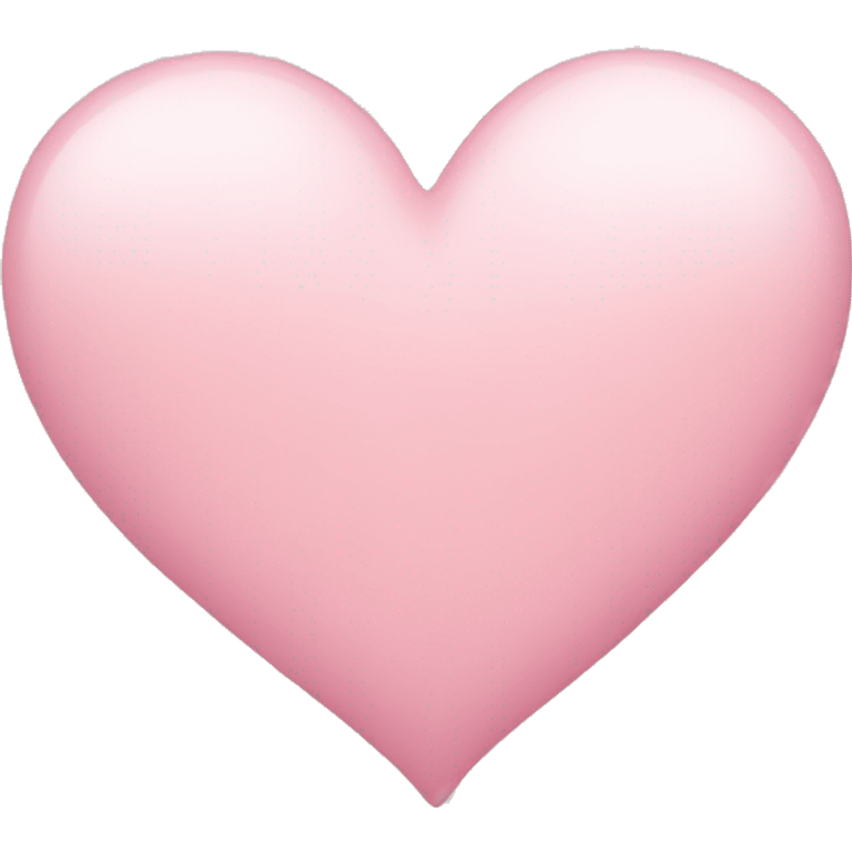 light pink heart emoji