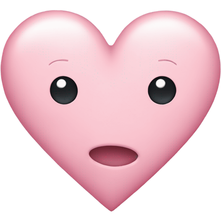 pastel pink heart emoji