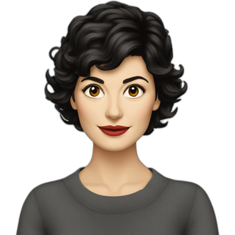 Audrey tautou emoji