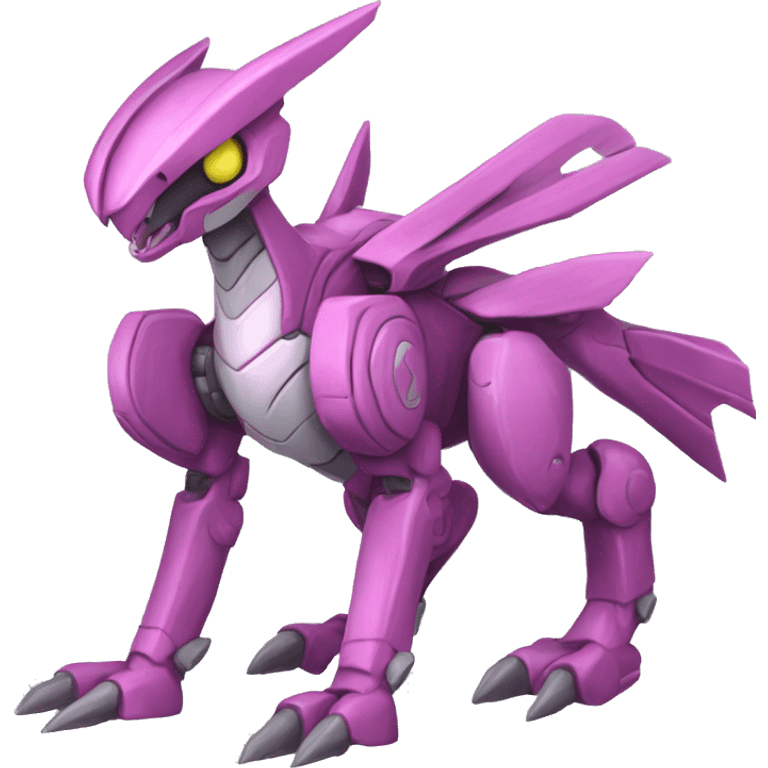  cool edgy Palkia-Genesect-Raptor full body emoji