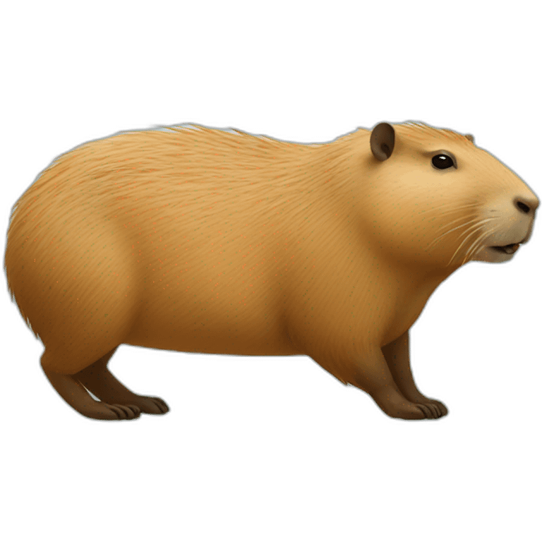 cool capybara emoji