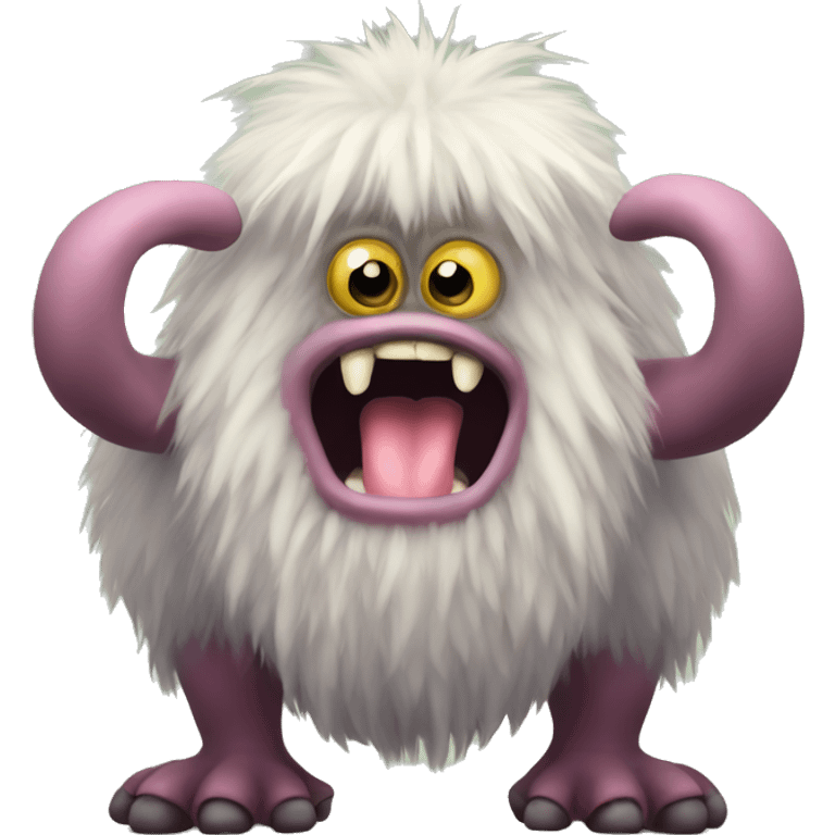 Mammott from my singing monsters  emoji